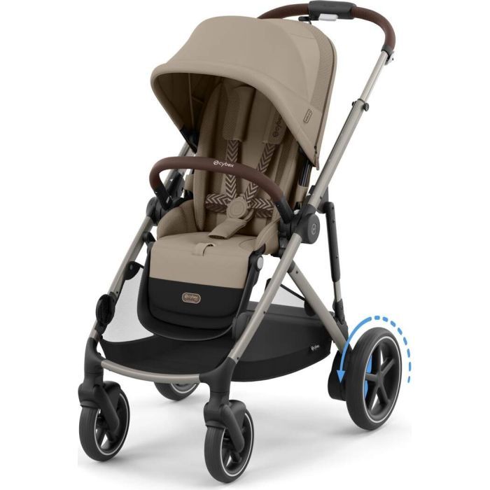Коляска Cybex eGazelle S TPE Seashell Beige (524000541)