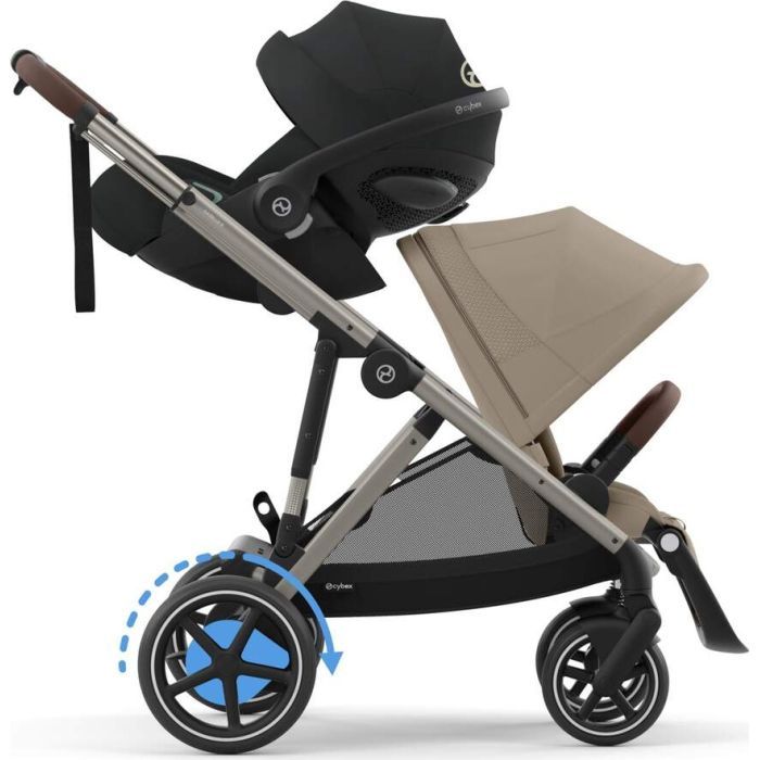 Коляска Cybex eGazelle S TPE Seashell Beige (524000541) изображение 7