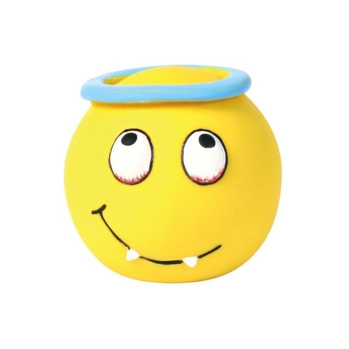 Игрушка для собак Trixie Смайлики с пищалкой Латекс Набор 4 шт 6 см (4011905352664)
