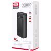 Батарея универсальная XO 30000mAh, PD/65W for laptop, QC/22.5W, black (PR201_Black) изображение 2