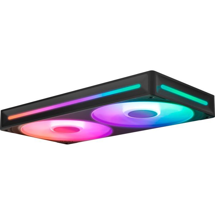 Кулер до корпусу NZXT F240 RGB Core Fan (Single Frame) - Black (RF-U24HF-B1) зображення 3
