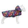 Дождевик для животных WAUDOG Clothes Накидка с капюшоном Зубастые монстры M (357-4048)
