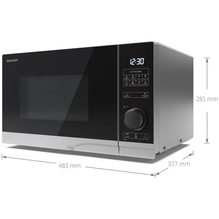 Мікрохвильова піч Sharp YC-PS234AE-S зображення 5