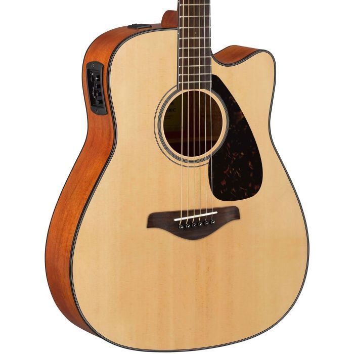 Гитара электроакустическая Yamaha FGX800C Natural изображение 2
