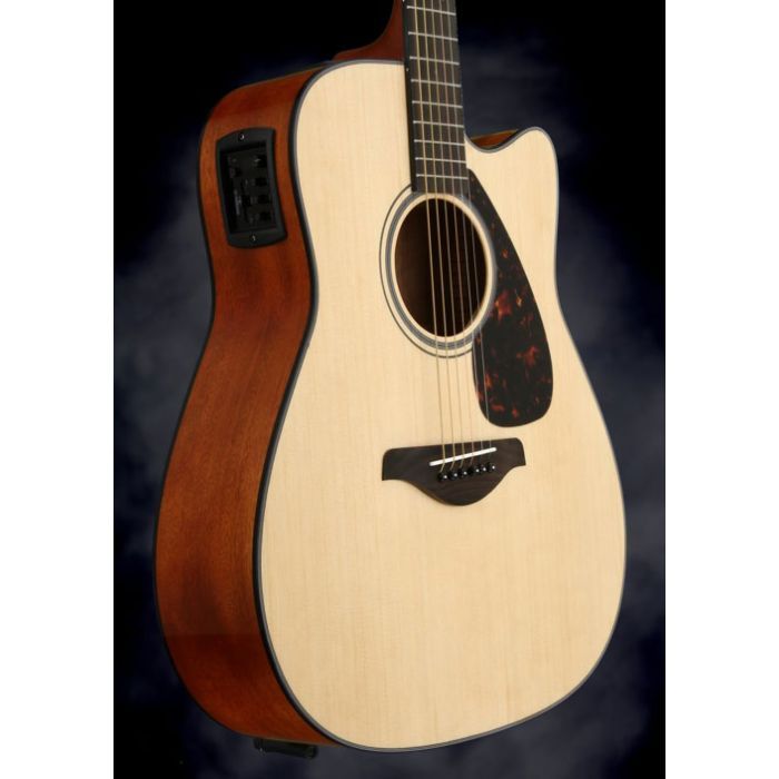 Гитара электроакустическая Yamaha FGX800C Natural изображение 7