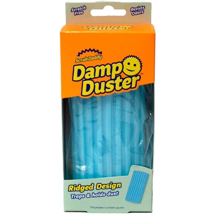 Губка для прибирання Scrub Daddy Damp Duster Для пилу Блакитна (5060481022750/5060481023771)