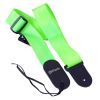 Ремень для гитары DiMarzio Nylon With Leather Ends Neon Green (DD3100NGN) изображение 2