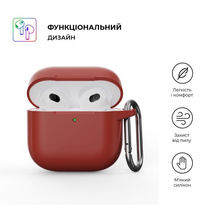 Чохол для навушників Armorstandart Hang Case для Apple AirPods 4 Lavender (ARM81282) зображення 2
