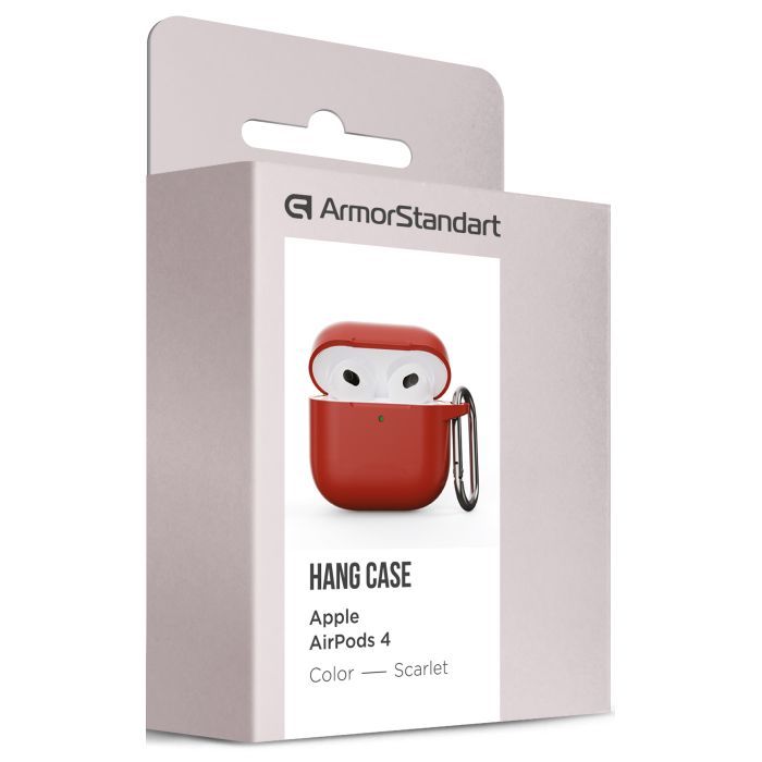 Чохол для навушників Armorstandart Hang Case для Apple AirPods 4 Lavender (ARM81282) зображення 3