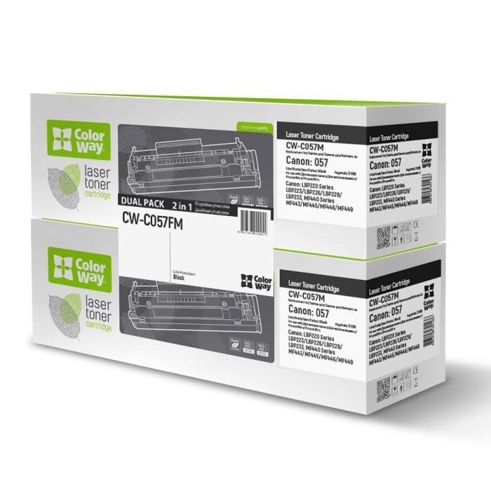 Картридж ColorWay для CANON 057 DUAL PACK (CW-C057FM)