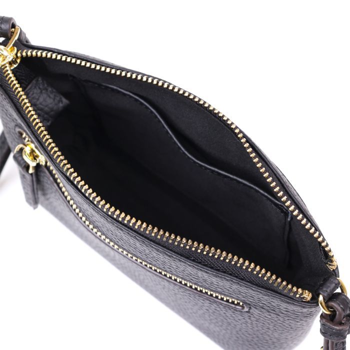 Сумка Vintage Жіноча шкіряна Чорна (20488) зображення 6