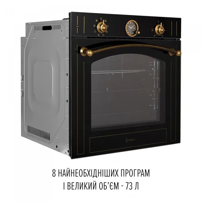 Духовой шкаф Perfelli VINTAGE 6A8N NERO изображение 2