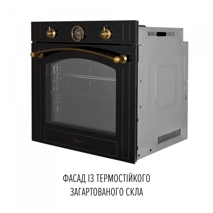 Духовой шкаф Perfelli VINTAGE 6A8N NERO изображение 3