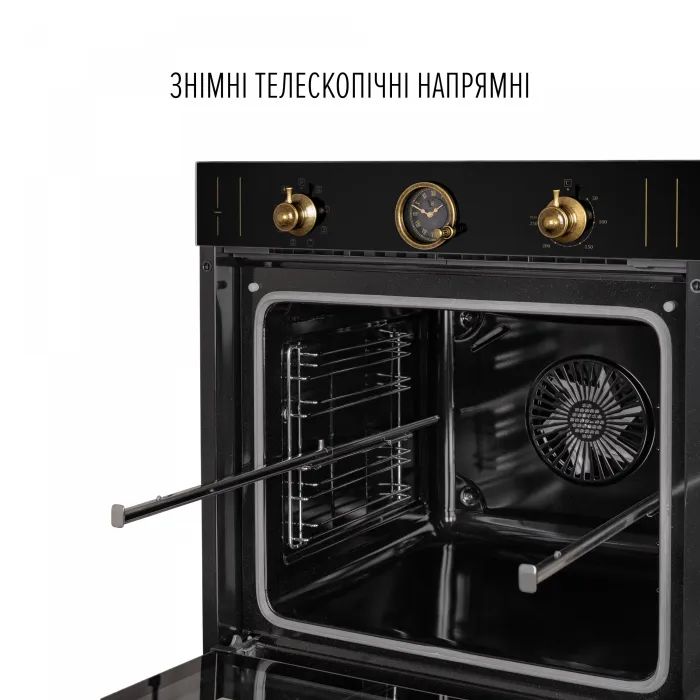 Духовой шкаф Perfelli VINTAGE 6A8N NERO изображение 8