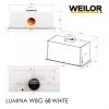 Витяжка кухонна Weilor LUMINA WBG 68 WHITE зображення 12