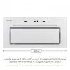 Витяжка кухонна Weilor LUMINA WBG 68 WHITE зображення 2