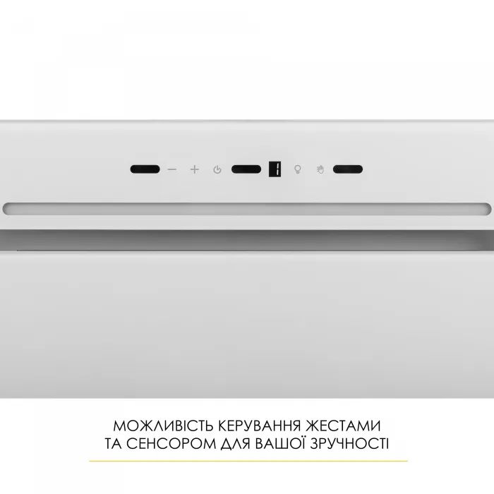 Витяжка кухонна Weilor LUMINA WBG 68 WHITE зображення 3