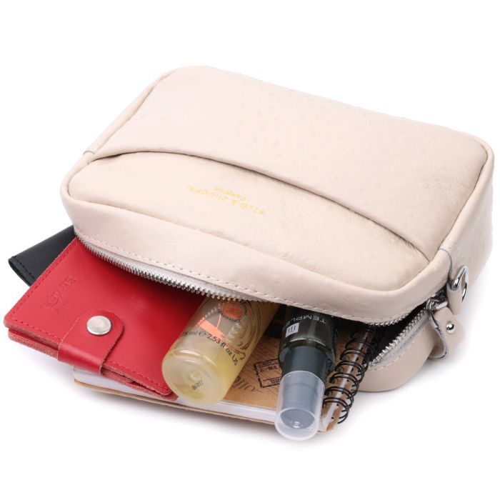 Сумка Vintage Из натуральной кожи Белая (22660) изображение 10