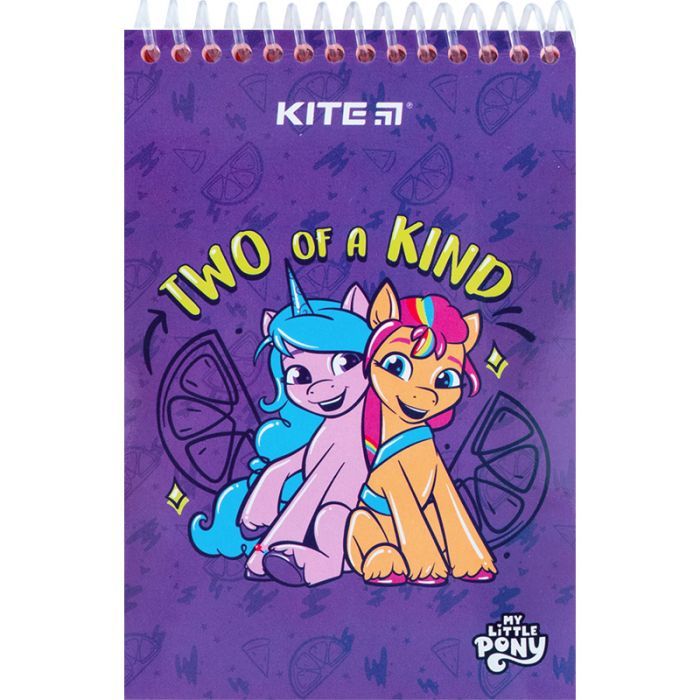 Блокнот Kite на спирали My Little Pony А6, 48 листов, нелинованный (LP24-196)