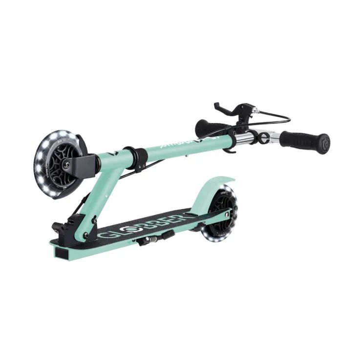 Самокат Globber Flow Element Junior Lights LED,, чорно-червоний (729-102) зображення 7