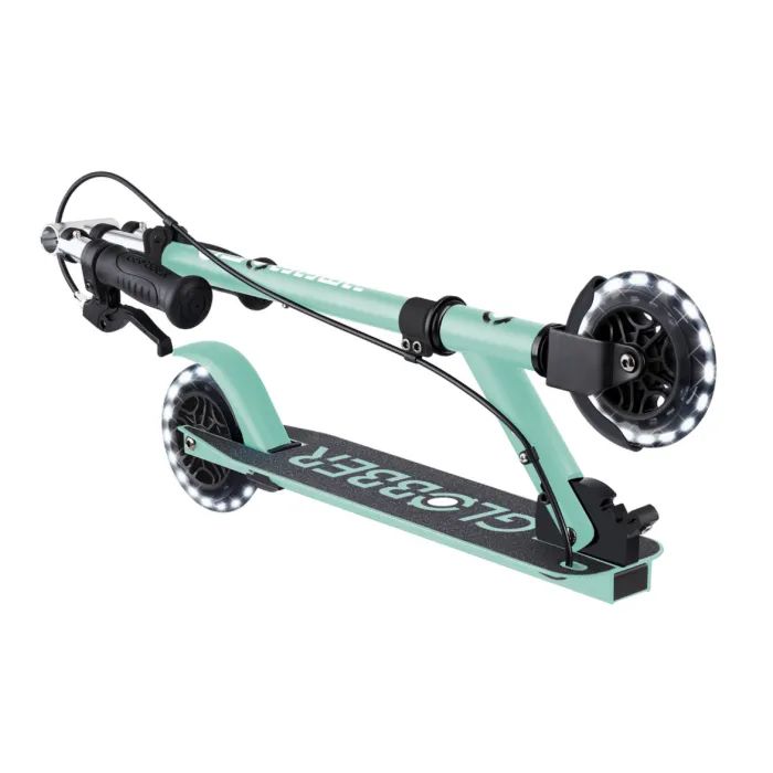 Самокат Globber Flow Element Junior Lights LED,, чорно-червоний (729-102) зображення 8