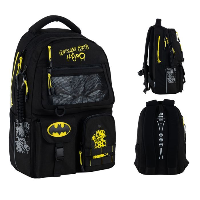 Рюкзак школьный Kite Education teens 2587M DC Batman (DC25-2587M)