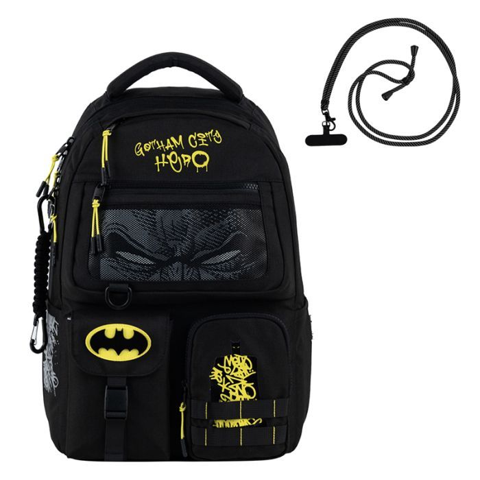 Рюкзак школьный Kite Education teens 2587M DC Batman (DC25-2587M) изображение 3