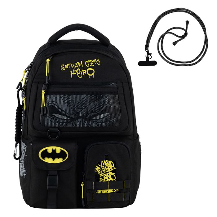 Рюкзак школьный Kite Education teens 2587M DC Batman (DC25-2587M) изображение 3