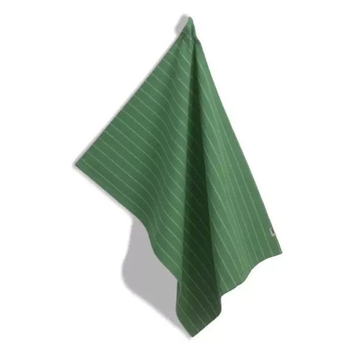 Рушник Kela кухонний Cora, 70x50 см, темно-зелений в смужку (12821) (00000027615)