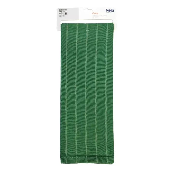 Рушник Kela кухонний Cora, 70x50 см, темно-зелений в смужку (12821) (00000027615) зображення 2