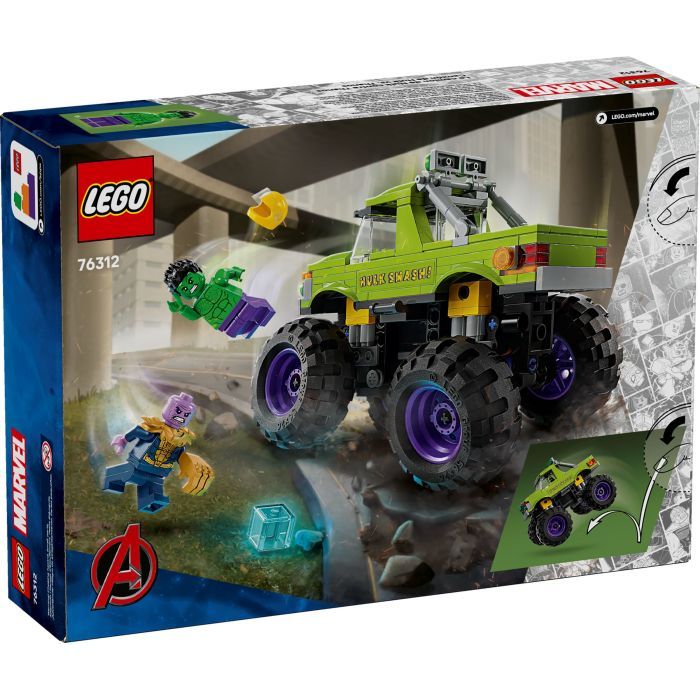 Конструктор LEGO Super Heroes Вантажівка Халка проти Таноса (76312) зображення 6