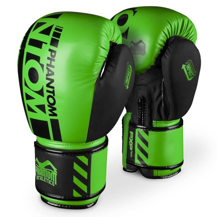 Боксерские перчатки Phantom APEX Neon Green 14 унцій (PHBG2883-14) изображение 2