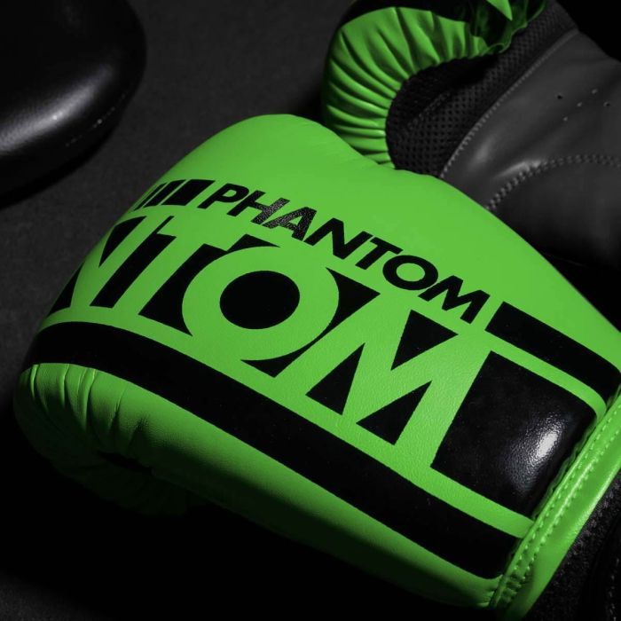 Боксерские перчатки Phantom APEX Neon Green 14 унцій (PHBG2883-14) изображение 5