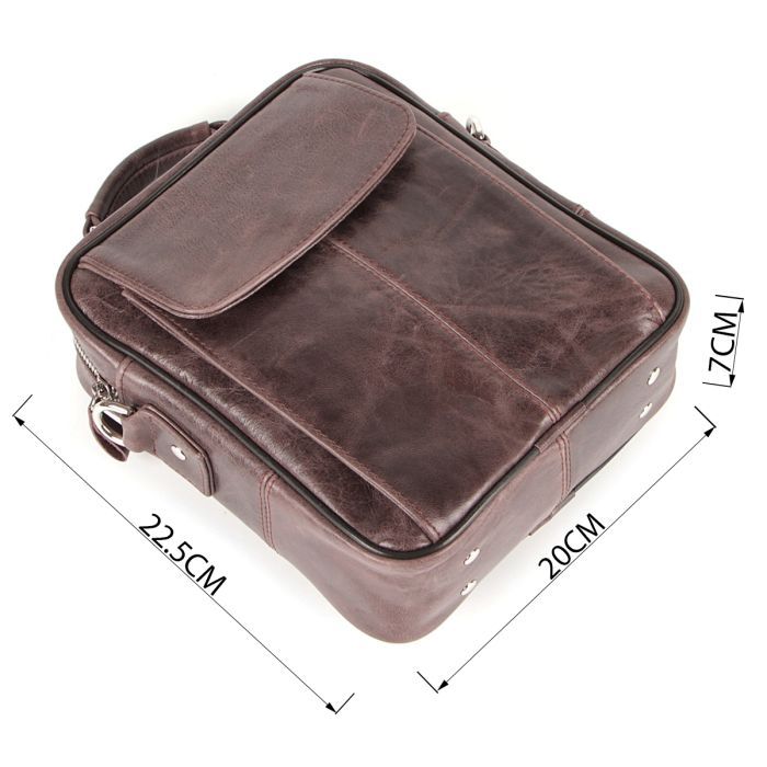 Сумка Shvigel Кожаная Коричневая (00874) изображение 3