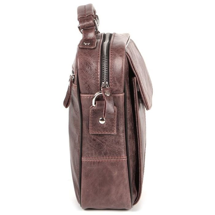 Сумка Shvigel Кожаная Коричневая (00874) изображение 7