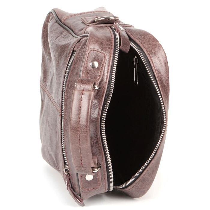 Сумка Shvigel Кожаная Коричневая (00874) изображение 9