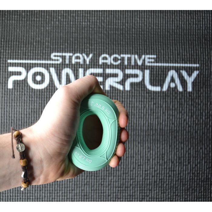 Эспандер PowerPlay PP-4330 Hand Grip Loops Light 13.5-18 кг Блакитний (PP_4330_Blue_(13.5-18kg)) изображение 6