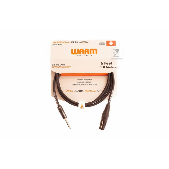 Микрофонный кабель Warm Audio Pro-XLRf-TRSm-6' 1.8 m (231556)