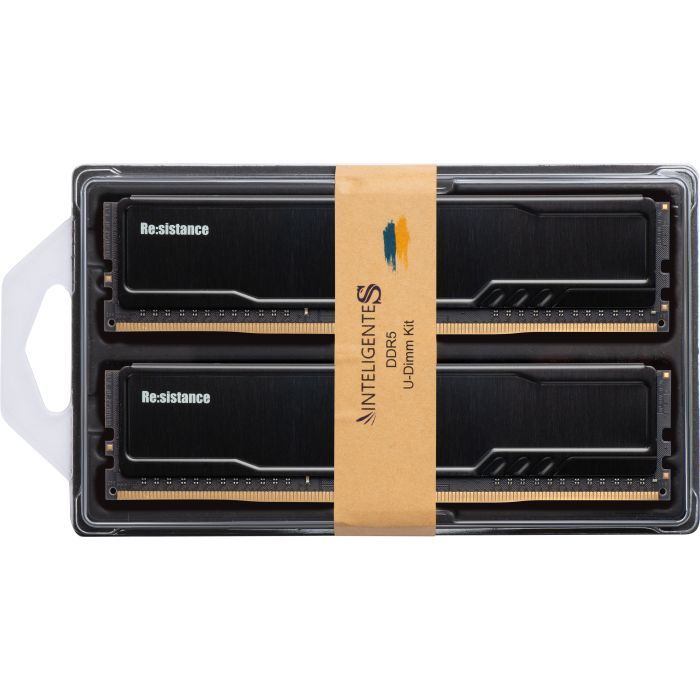 Модуль пам'яті для комп'ютера DDR5 64GB (2x32GB) 5200 MHz CL42 1.1V Resistance INTELIGENTES (IR5BII2/64) зображення 4