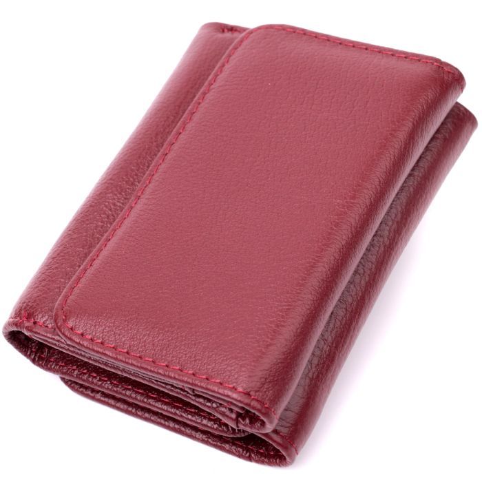 Гаманець ST Leather З натуральної шкіри Бордовий (19479) зображення 2