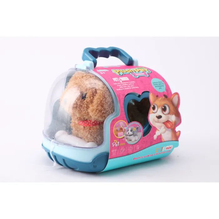 Интерактивная игрушка Plush Pet Собачка с переноской (3858894675371) изображение 2