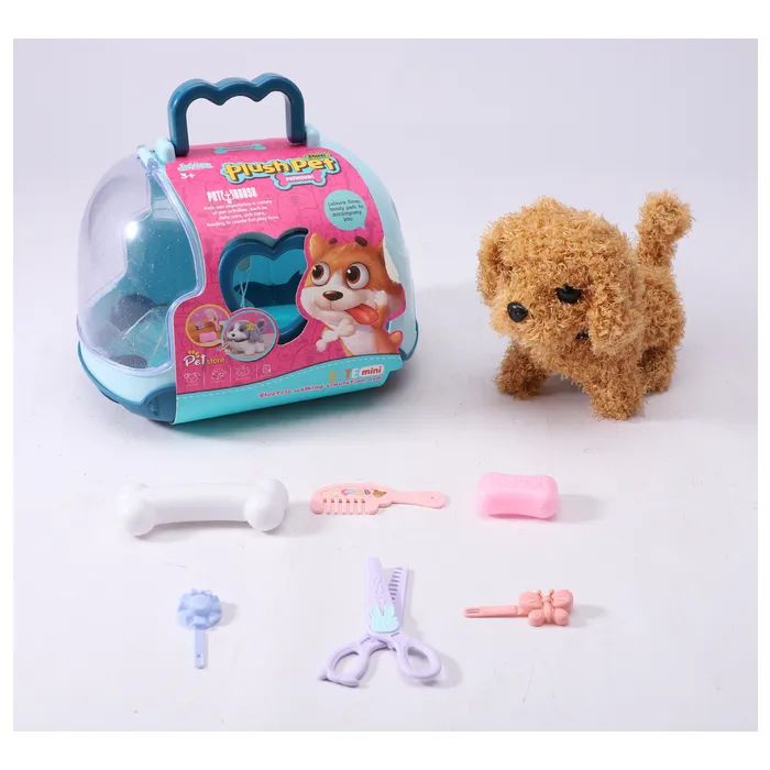 Интерактивная игрушка Plush Pet Собачка с переноской (3858894675371) изображение 3