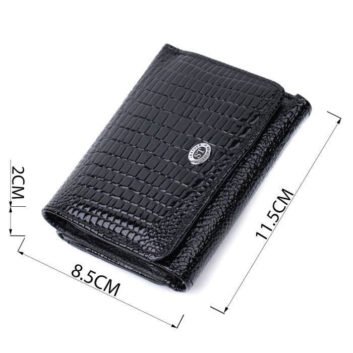 Кошелек ST Leather Из натуральной кожи Черный (22732) изображение 3