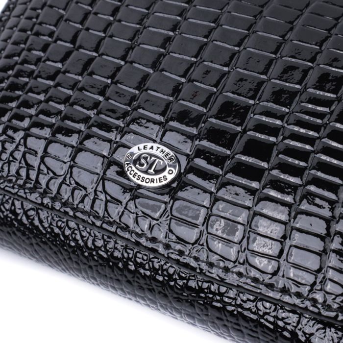 Кошелек ST Leather Из натуральной кожи Черный (22732) изображение 5