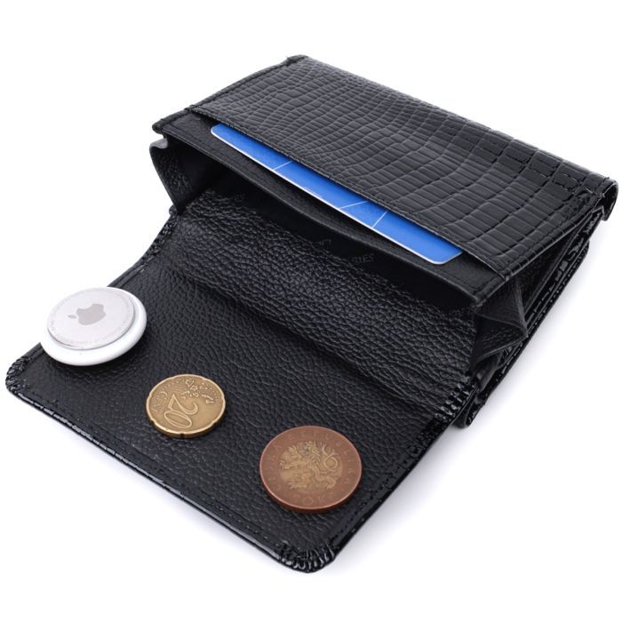 Кошелек ST Leather Из натуральной кожи Черный (22732) изображение 8