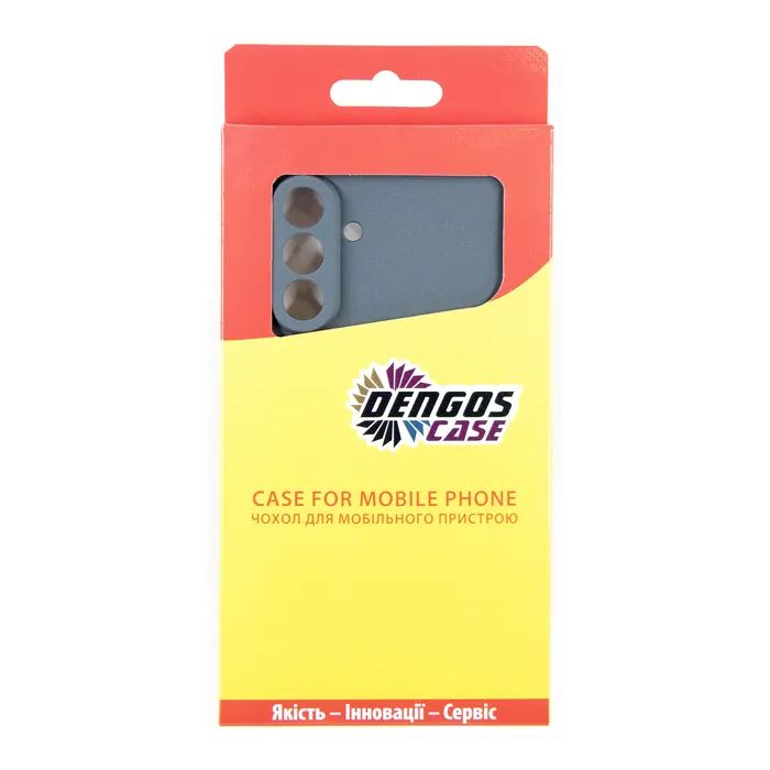 Чехол для мобильного телефона Dengos Kit Samsung Galaxy A56 Carbon + glass (Grey) (DG-KM-138) изображение 4