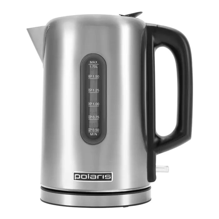 Электрочайник Polaris PWK 17101CA Water Way Pro Сталевий
