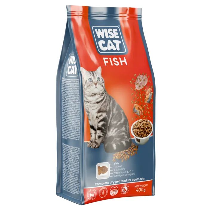 Сухой корм для кошек Wise Cat Fish 400 г (4820111141739) изображение 2