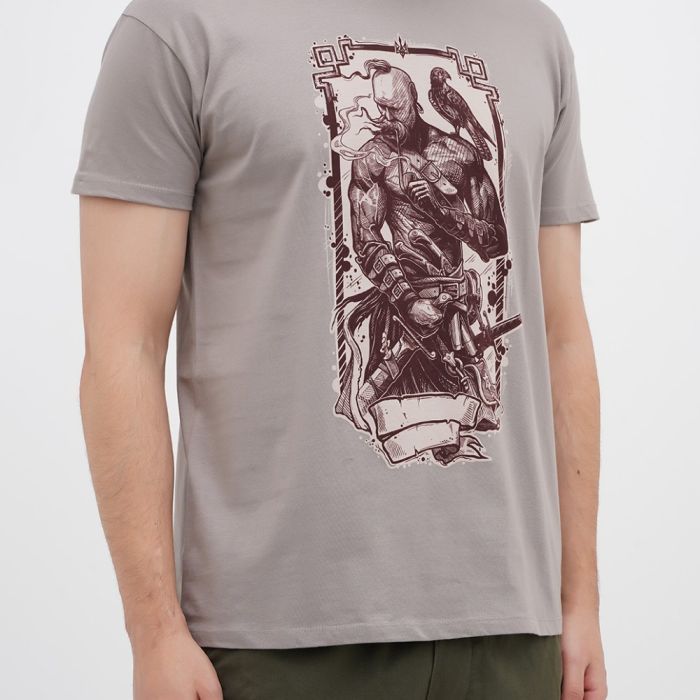 Футболка Sol's Imperial Cossack with hawk світло-сірий L (11500380/396L) изображение 4