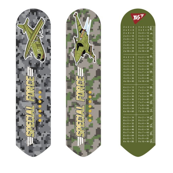 Закладки для книг Yes 2D Военная зеленая (708145)